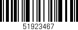 Código de barras (EAN, GTIN, SKU, ISBN): '51923467'