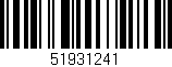 Código de barras (EAN, GTIN, SKU, ISBN): '51931241'