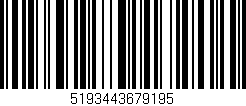 Código de barras (EAN, GTIN, SKU, ISBN): '5193443679195'