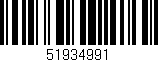 Código de barras (EAN, GTIN, SKU, ISBN): '51934991'