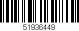 Código de barras (EAN, GTIN, SKU, ISBN): '51936449'
