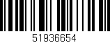 Código de barras (EAN, GTIN, SKU, ISBN): '51936654'