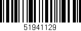 Código de barras (EAN, GTIN, SKU, ISBN): '51941129'