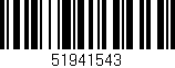 Código de barras (EAN, GTIN, SKU, ISBN): '51941543'