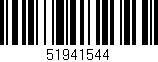 Código de barras (EAN, GTIN, SKU, ISBN): '51941544'