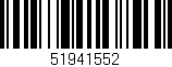 Código de barras (EAN, GTIN, SKU, ISBN): '51941552'