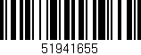Código de barras (EAN, GTIN, SKU, ISBN): '51941655'