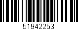 Código de barras (EAN, GTIN, SKU, ISBN): '51942253'