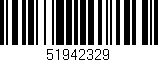 Código de barras (EAN, GTIN, SKU, ISBN): '51942329'