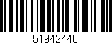 Código de barras (EAN, GTIN, SKU, ISBN): '51942446'
