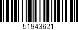 Código de barras (EAN, GTIN, SKU, ISBN): '51943621'