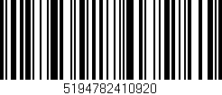 Código de barras (EAN, GTIN, SKU, ISBN): '5194782410920'