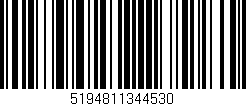 Código de barras (EAN, GTIN, SKU, ISBN): '5194811344530'