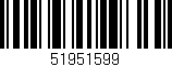Código de barras (EAN, GTIN, SKU, ISBN): '51951599'