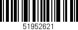 Código de barras (EAN, GTIN, SKU, ISBN): '51952621'