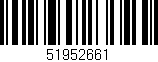 Código de barras (EAN, GTIN, SKU, ISBN): '51952661'
