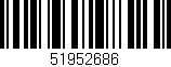 Código de barras (EAN, GTIN, SKU, ISBN): '51952686'