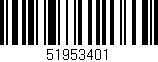 Código de barras (EAN, GTIN, SKU, ISBN): '51953401'