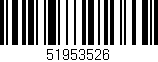 Código de barras (EAN, GTIN, SKU, ISBN): '51953526'