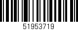 Código de barras (EAN, GTIN, SKU, ISBN): '51953719'