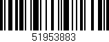 Código de barras (EAN, GTIN, SKU, ISBN): '51953883'