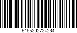Código de barras (EAN, GTIN, SKU, ISBN): '5195392734284'