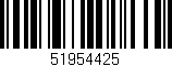 Código de barras (EAN, GTIN, SKU, ISBN): '51954425'