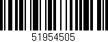 Código de barras (EAN, GTIN, SKU, ISBN): '51954505'