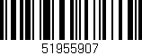 Código de barras (EAN, GTIN, SKU, ISBN): '51955907'