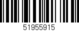 Código de barras (EAN, GTIN, SKU, ISBN): '51955915'