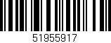 Código de barras (EAN, GTIN, SKU, ISBN): '51955917'