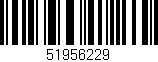 Código de barras (EAN, GTIN, SKU, ISBN): '51956229'