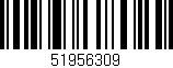 Código de barras (EAN, GTIN, SKU, ISBN): '51956309'