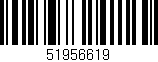 Código de barras (EAN, GTIN, SKU, ISBN): '51956619'