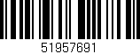 Código de barras (EAN, GTIN, SKU, ISBN): '51957691'
