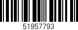Código de barras (EAN, GTIN, SKU, ISBN): '51957793'