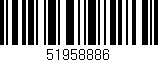 Código de barras (EAN, GTIN, SKU, ISBN): '51958886'
