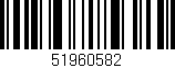 Código de barras (EAN, GTIN, SKU, ISBN): '51960582'