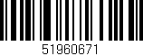 Código de barras (EAN, GTIN, SKU, ISBN): '51960671'