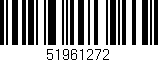 Código de barras (EAN, GTIN, SKU, ISBN): '51961272'