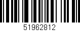 Código de barras (EAN, GTIN, SKU, ISBN): '51962812'