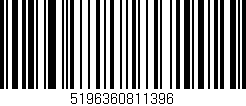 Código de barras (EAN, GTIN, SKU, ISBN): '5196360811396'