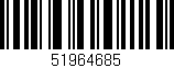 Código de barras (EAN, GTIN, SKU, ISBN): '51964685'