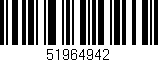 Código de barras (EAN, GTIN, SKU, ISBN): '51964942'