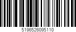 Código de barras (EAN, GTIN, SKU, ISBN): '5196526095110'