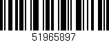 Código de barras (EAN, GTIN, SKU, ISBN): '51965897'