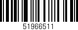Código de barras (EAN, GTIN, SKU, ISBN): '51966511'