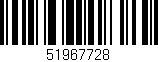Código de barras (EAN, GTIN, SKU, ISBN): '51967728'