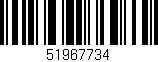 Código de barras (EAN, GTIN, SKU, ISBN): '51967734'