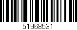 Código de barras (EAN, GTIN, SKU, ISBN): '51968531'